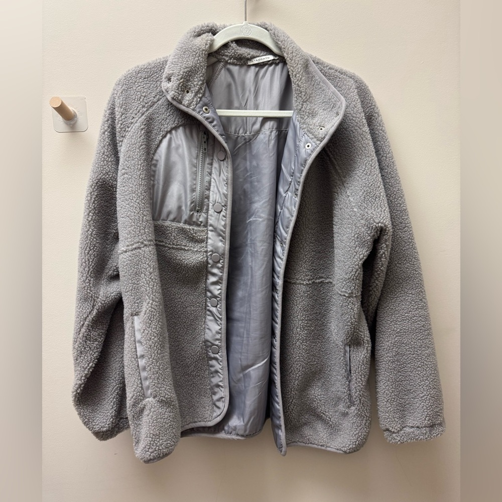 Gray jacket- only worn a couple times